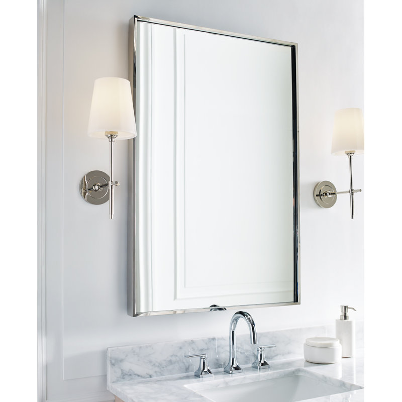 Thomas O'Brien Bryant Sconce, Hand-Rubbed Antique Brass