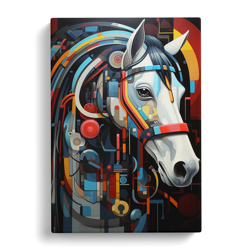 Pony Constructivism No.2 - No Frame Print, 50cm H x 35cm W x 3cm D