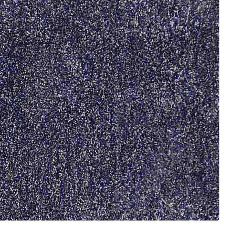 Kenshawn Hand Tufted Shag Polyester Eco-Friendly Area Rugs - Square, Blue White Color, Plain Solid Design, High Pile Thick Handmade Anti Skid Area Rugs for Living Room, Bed Room