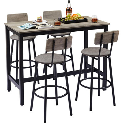 Franklinville 4 - Person Four Leg Dining Set
