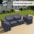 Satrogan Conversation Sets Group Seating Patio Furniture Covers
