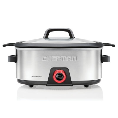 Chefman Slow Cooker, 6-quart