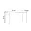 Bureau d'écriture avec rangement en bois d'hévéa blanc doux-1118076802