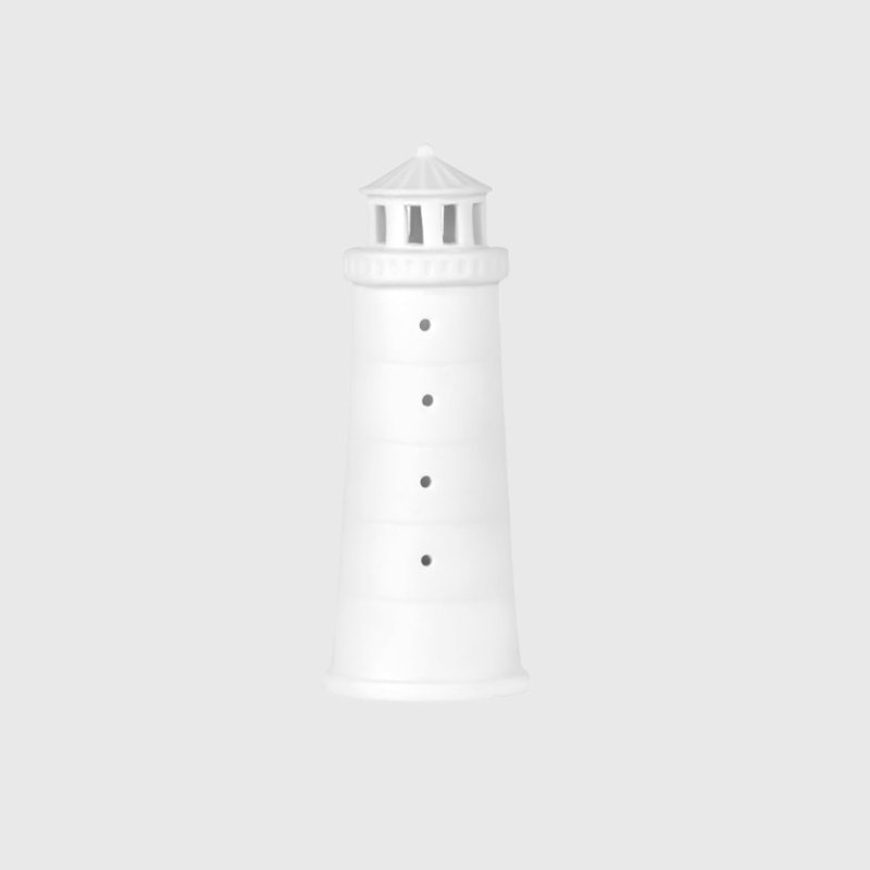 Beyond the Sea Porcelain Lighthouse with LED