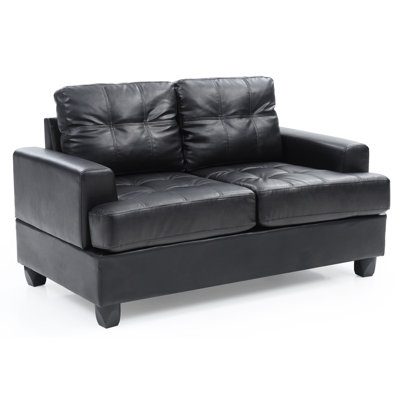 Stylish Transitional Loveseat For Two