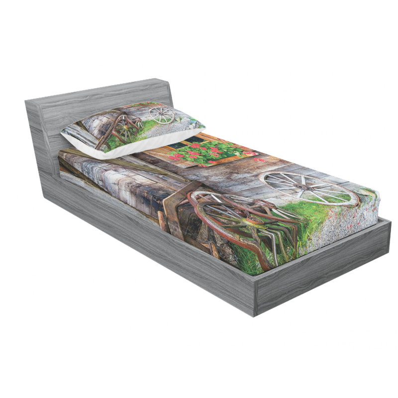 Microfiber Sheet Set, Twin XL Sheet Set with Fitted Sheet
