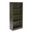 Freestanding 5-Shelf Adjustable Wood Bookcase, Perfect for Home and Office Organization in Grey-1544977907-1490033876