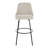 Studded Marcel 30" Fixed-Height Barstool With Metal Legs & Round Footrest - Set Of  2-109575404