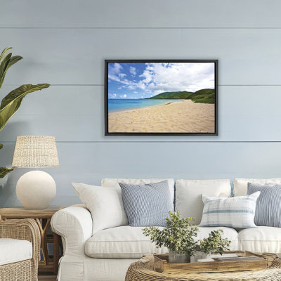 Cadre flottant Coastal Caribbean Beach, design par Seven Trees Design