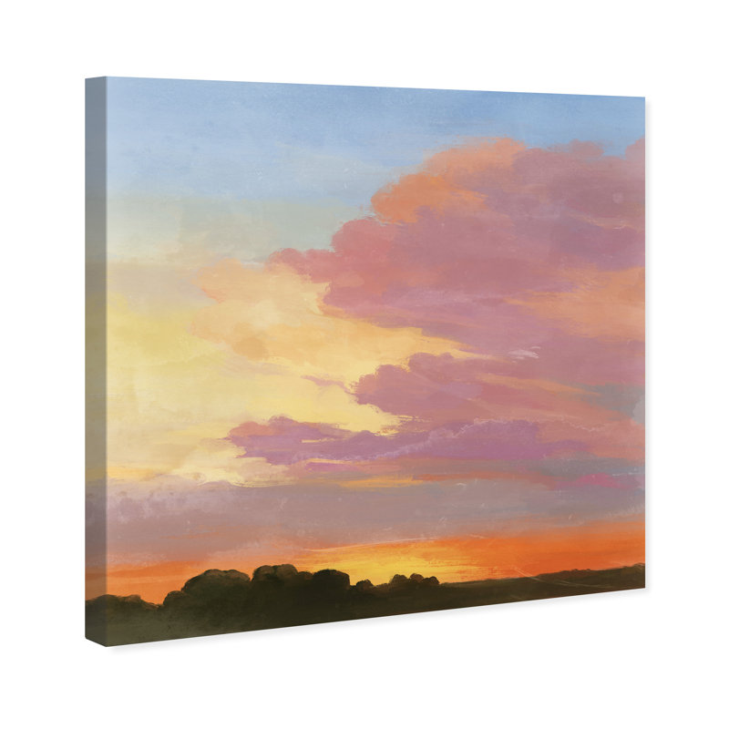 Perfect Sunset Print by Oliver Gal, 12" H x 12" W, Gallery Wrapped