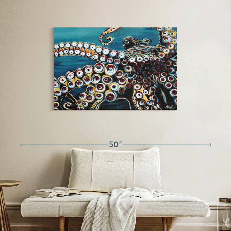 Wild Octopus I, 26" H x 39" W