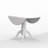 Elcin Solid Wood Top Pedestal Dining Set-351436355-351436376-351436378