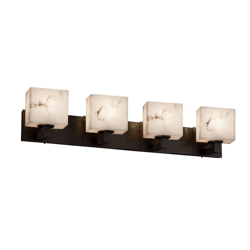 Éclairage modulaire pour meuble-lavabo 4 lumières LumenAria™, Bronze foncé