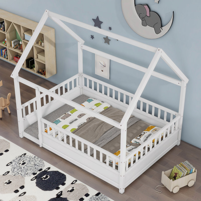 Abderraouf Bed, Full, White