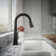 Riff Pull-Down Kitchen Sink Faucet with Three-Function Sprayhead, Single-Handle Kitchen Faucet