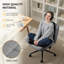 Office Chair Without Armrests, Wide Cross-legged Chair For Cross-legged Sitting, Ergonomic Height-adjustable Criss-cross Chair For Office, Study, Dressing Room, Bedroom-295415462