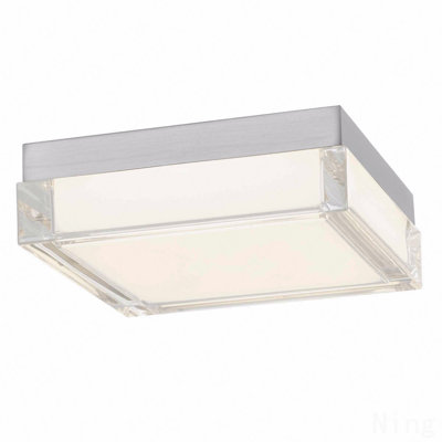 8-Inch Chromee Interated Led Flush Mount