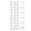 187.3 cm H x 93.3 cm W Bookcase