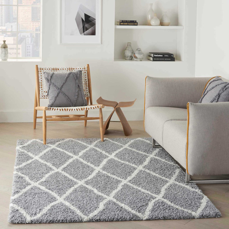Aaleigha Performance Geometric Indoor Rug, Rectangle 8' x 10'