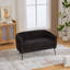 Canapé large 2 places en chenille capitonnée-274641743