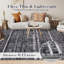 Tapis lavable à la machine Boho avec envers en caoutchouc pour le salon Tapis antidérapant moderne pour la salle à manger-2077602992