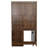 Antheris Modern Computer Desk Set with Glass Doors-117122581