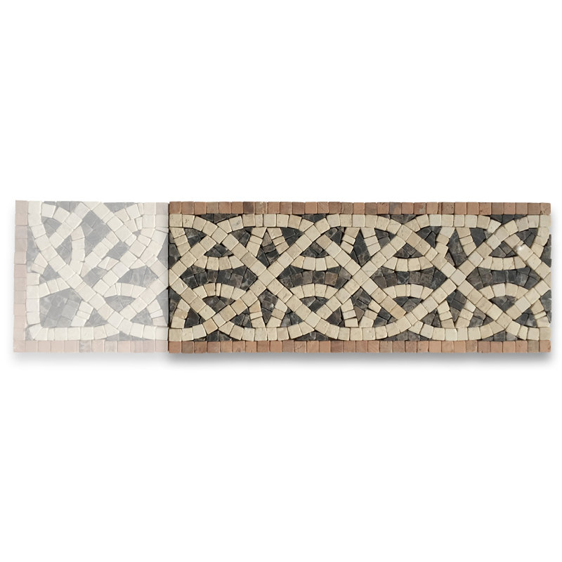 5" x 12" Marble Mosaic Wall & Floor Tile