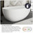 x Freestanding Soaking Plastic / Acrylic Bathtub
