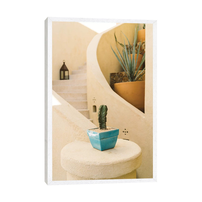 Cabo Architecture II 1 Piece Wall Art on Canvas, 152.4cm H x 101.6cm W x 3.81cm D, White Framed