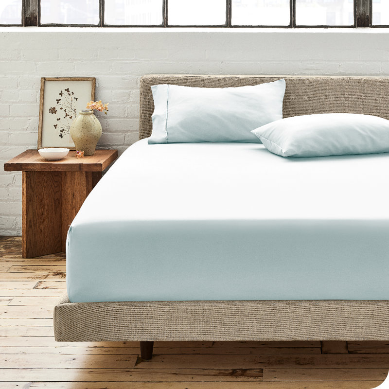 Twin XL Bering Sea Organic Cotton Percale Fitted Sheet
