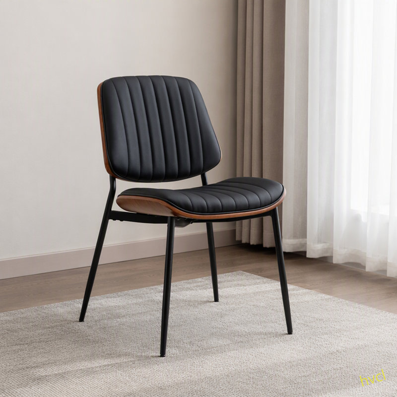 Titus Upholstered Dining Chairs, 2, Black