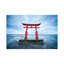 Red Torii Gate In Shosambetsu by Jan Becke - Wrapped Canvas Gallery-Wrapped Canvas Giclée-340336487
