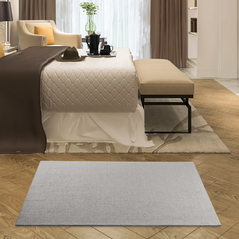 Iconic Indoor/Outdoor Rug - Gray, Rectangle 4' x 5'