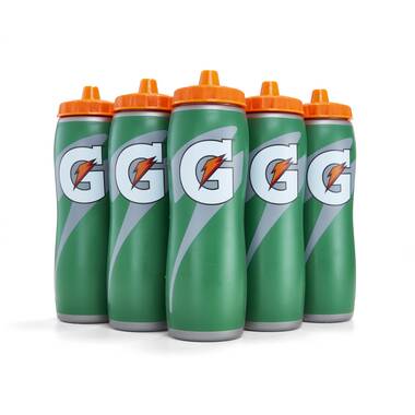 Gatorade 32 Oz. Insulated Water Bottles In Green (Set Of 5)