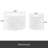 2-Piece Set Round Chenille Storage Ottoman, Equipped With A Drum Shaped Small Stool, Storage Space, And MDF Made Desktop Panel-810629279