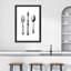 Rustic Cutlery - Single Picture Frame Print-905197672-905197670