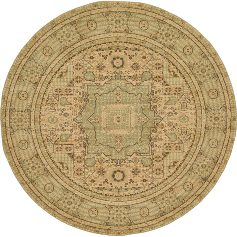 Ophelia Oriental Indoor Rug, Round 6'1"