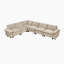 Canapé modulaire moderne et contemporain de 110,5 po Snyder-1044189760