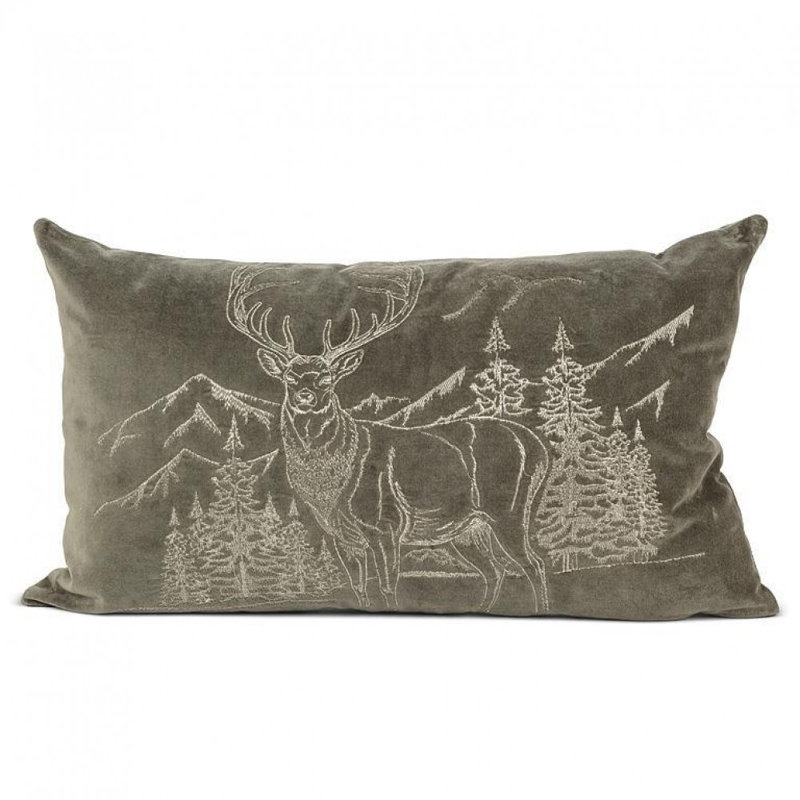 Deer & Forest Pillow