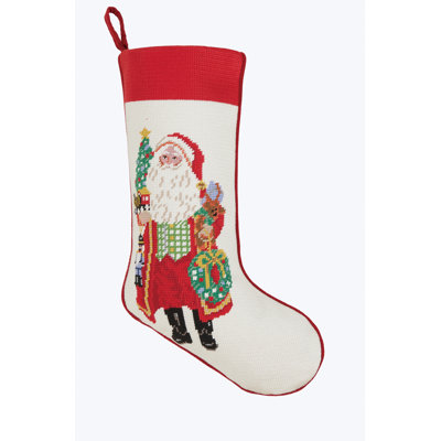Chaussette à spirale brodée Spirits Bright