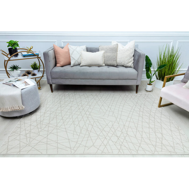 Tapis ivoire Azalea, Rectangle 8 pi 3 po x 10 pi 0 po
