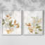 Automne, eucalyptus I - impression encadrée de qualité supérieure - prêt à être accroché - aucun clou requis - aucun clou requis-1015739999-1015739946