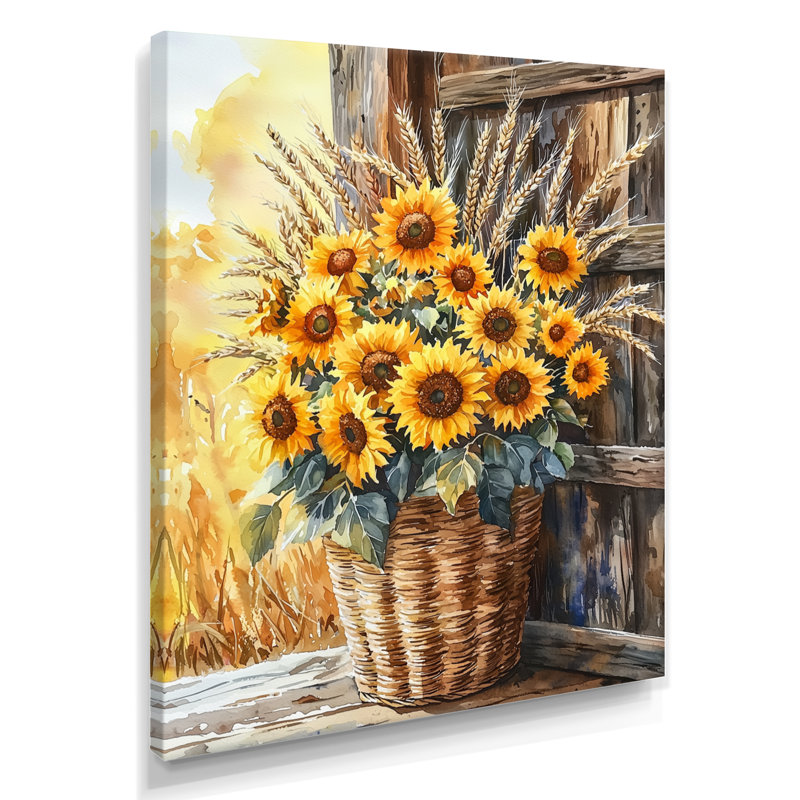 Concetta - impressions sur toile florales, Toile tendue, Ne s’applique pas, H 20 po x l 12 po