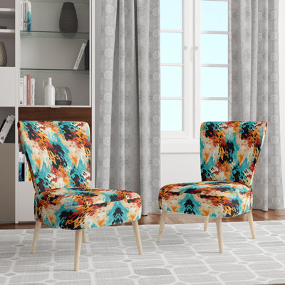 Chaise d'appoint rembourrée Art