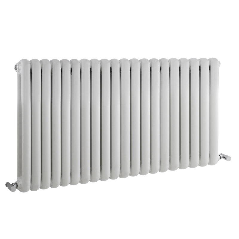 Horizontal Oval Panel Radiators, White