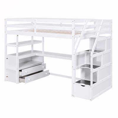Hannelotte Kids Twin Loft Bed