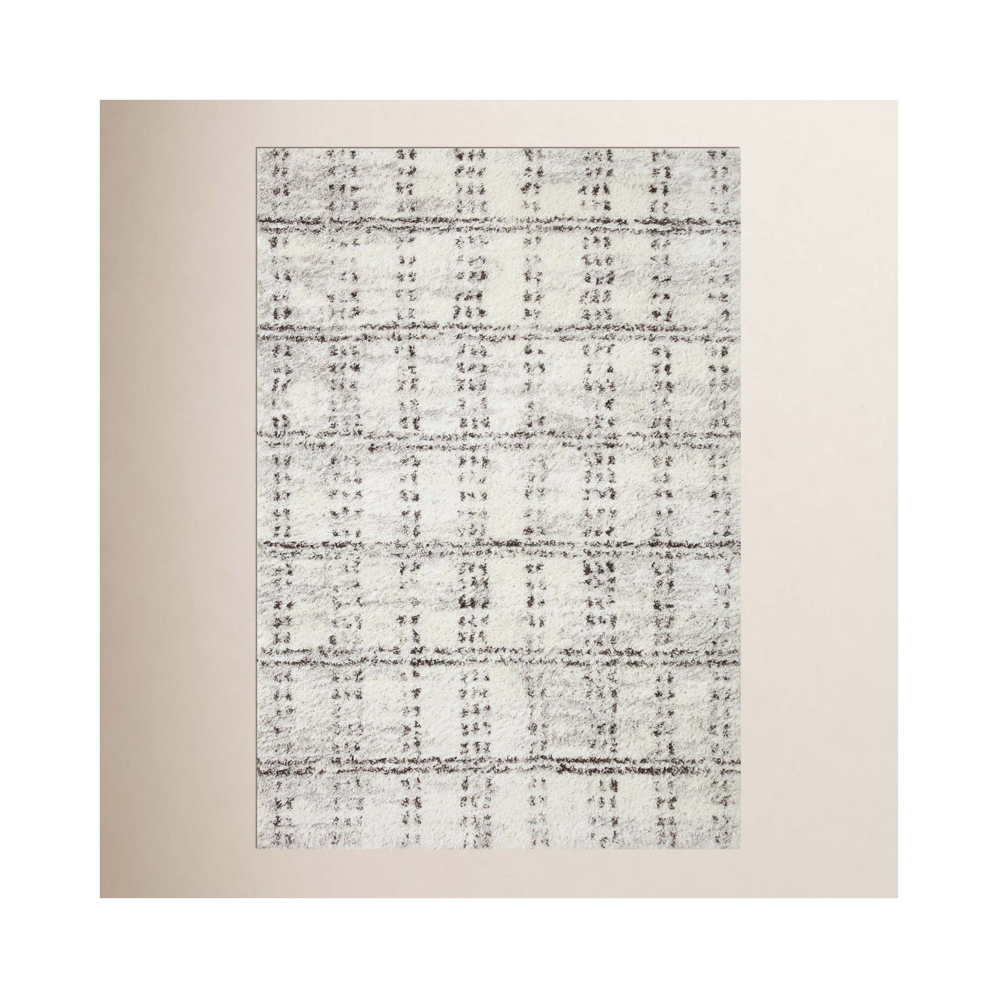 Gray Rug, Rectangle 5'3" x 7'6"