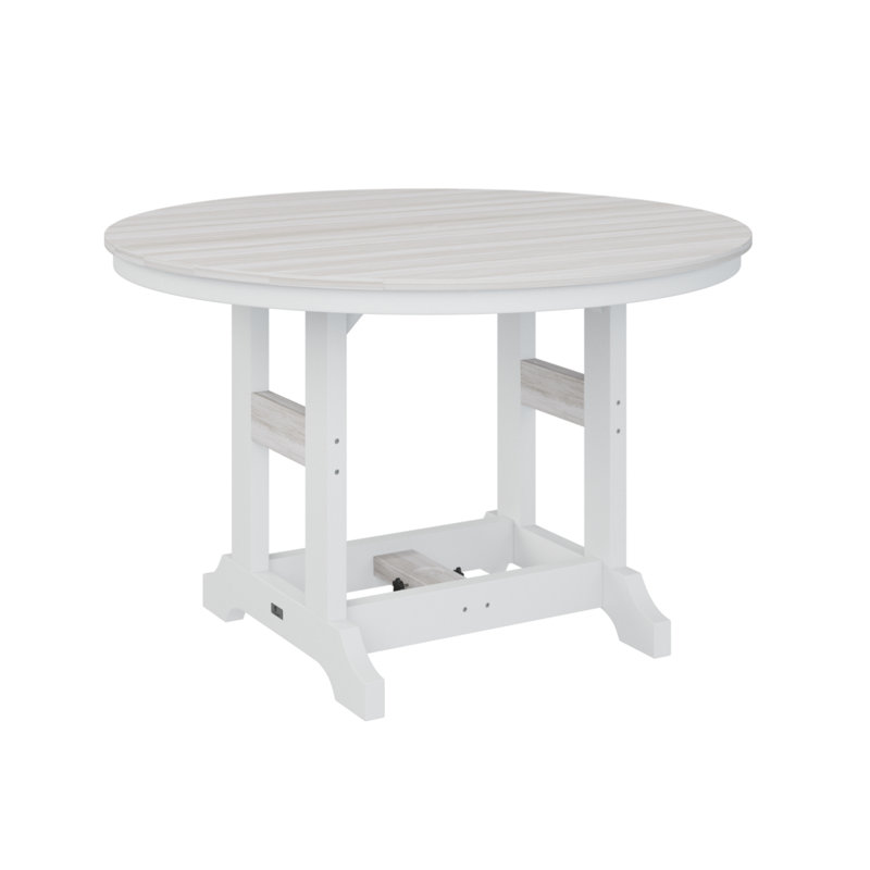 Table de salle à manger berlinoise Berlin, Coquillage, H 30,87 po x l 48 po x P 48 po