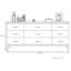 Buffet haut de gamme à tiroirs multiples-1370035288