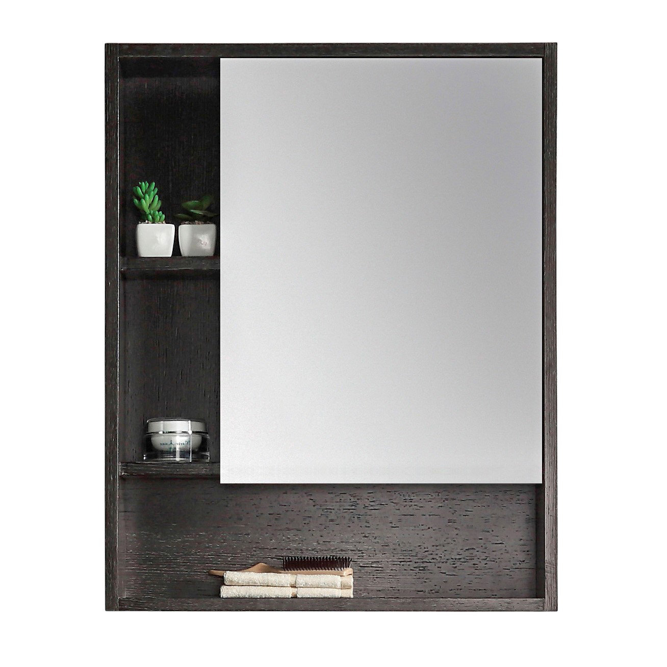 Jensen Surface Medicine Cabinet, Black, Right